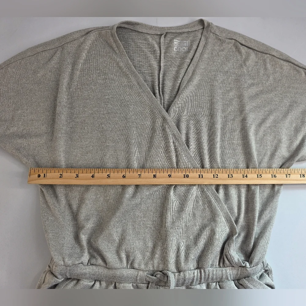 32 Degrees Cool Gray Shorts Romper Size S SOFT COMFY 2243-AC